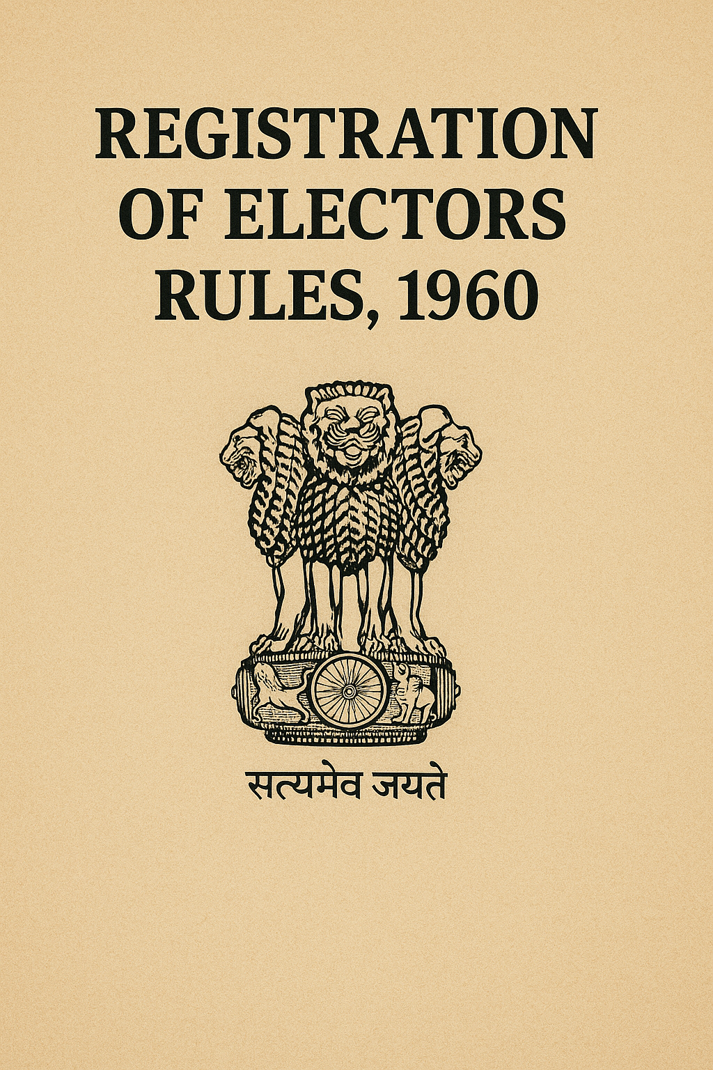 Registration of Electors Rules, 1960